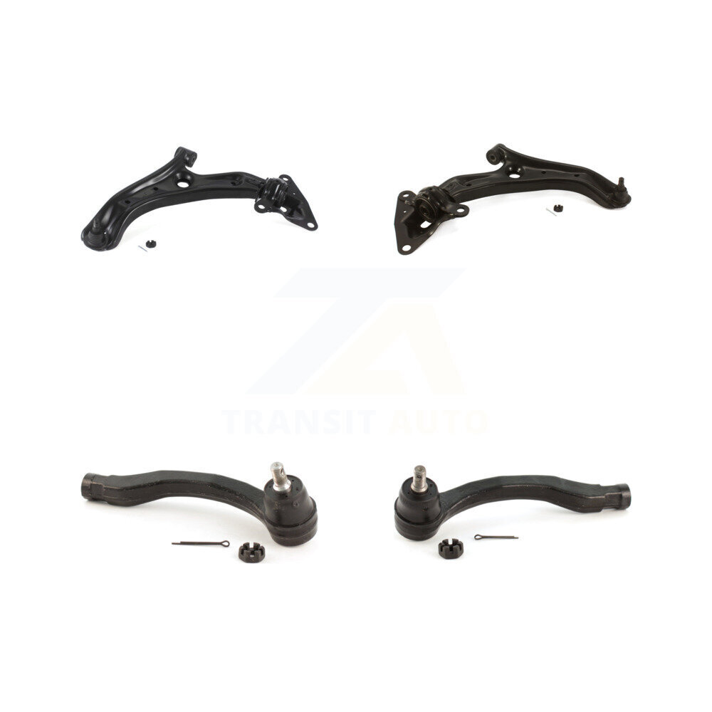 Front Suspension Control Arm Assembly And Tie Rod End Kit For Honda Fit Insight KTR-104491