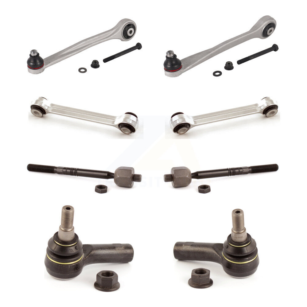 Front Suspension Control Arm And Ball Joint Tie Rod End Link Kit (8Pc) For 2015 Audi S4 KTR-104553