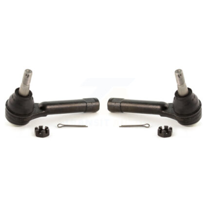 Front Outer Tie Rod End Pair For Chevrolet GMC Silverado 1500 Sierra Avalanche Yukon XL KTR-104659