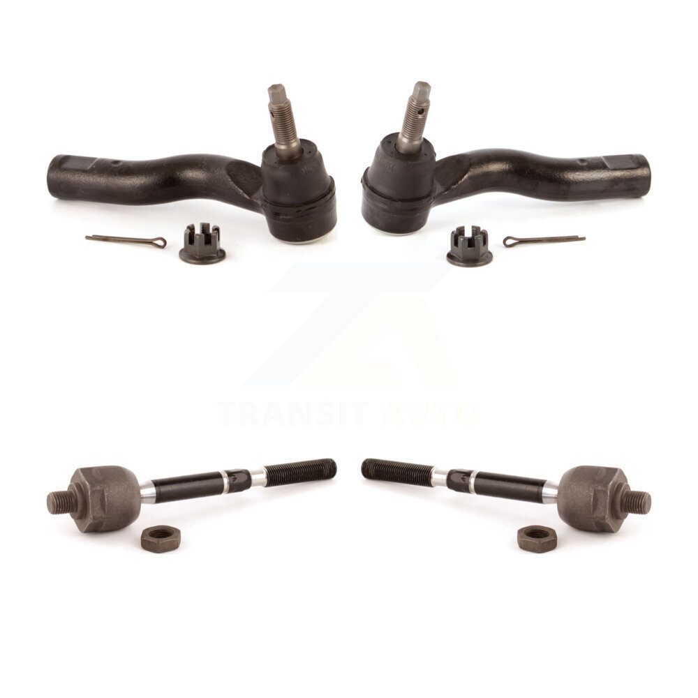 Front Outer & Inner Steering Tie Rod End Kit For Ford Fusion Lincoln MKZ Mercury Milan KTR-104965