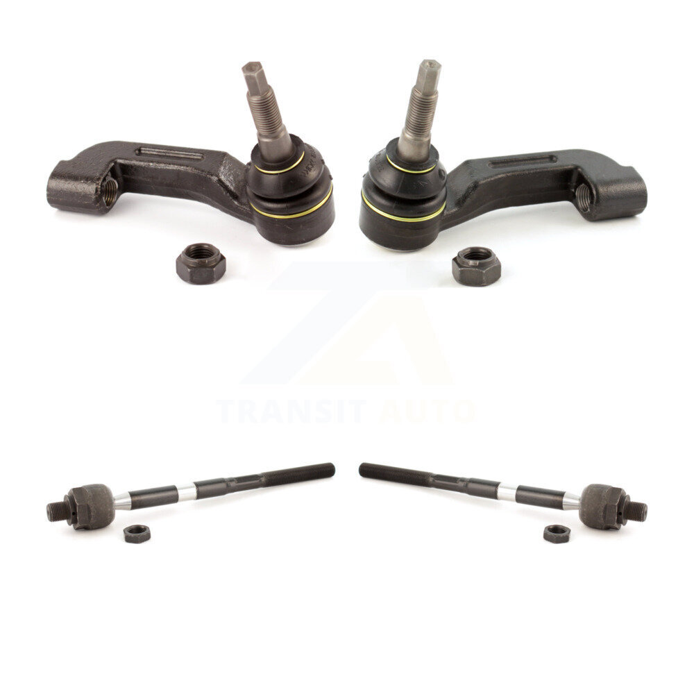 Front Outer & Inner Steering Tie Rod End Kit For 2007 Dodge Nitro KTR-105004