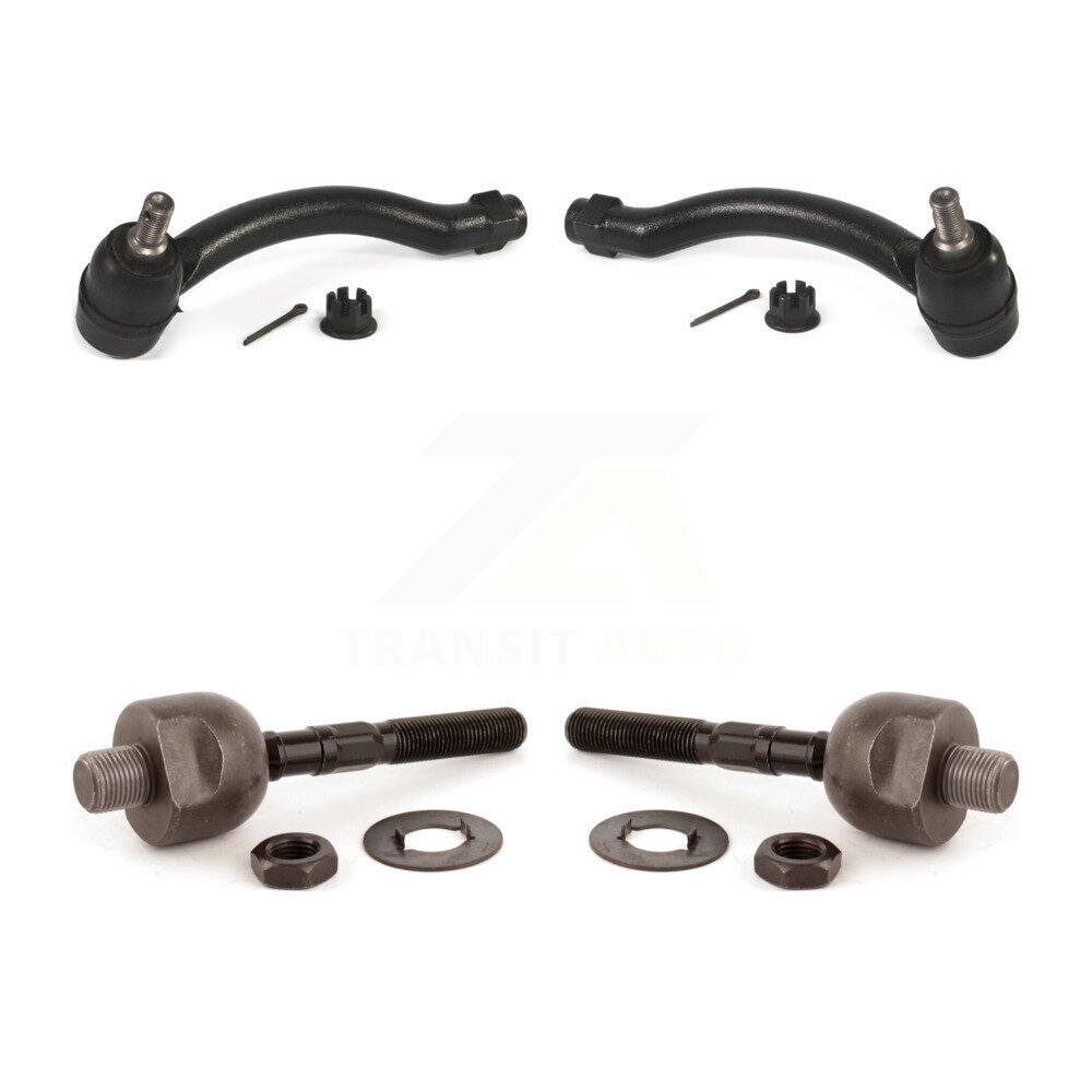 Front Outer & Inner Steering Tie Rod End Kit For 2009-2014 Acura TL KTR-105088