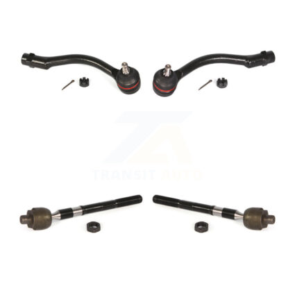Front Outer & Inner Steering Tie Rod End Kit For Hyundai Accent Kia Rio KTR-105089