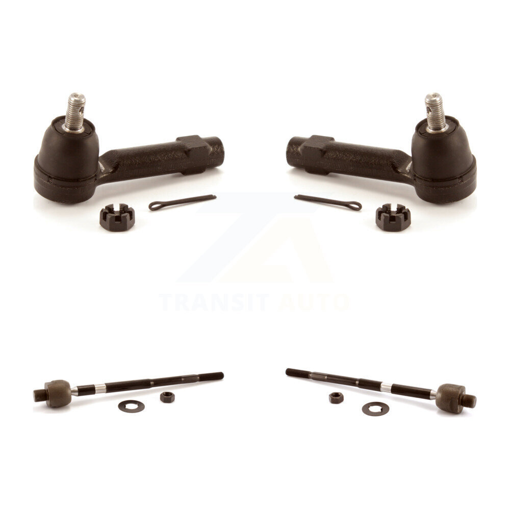 Front Outer & Inner Steering Tie Rod End Kit For 2007-2008 Honda Fit KTR-105094