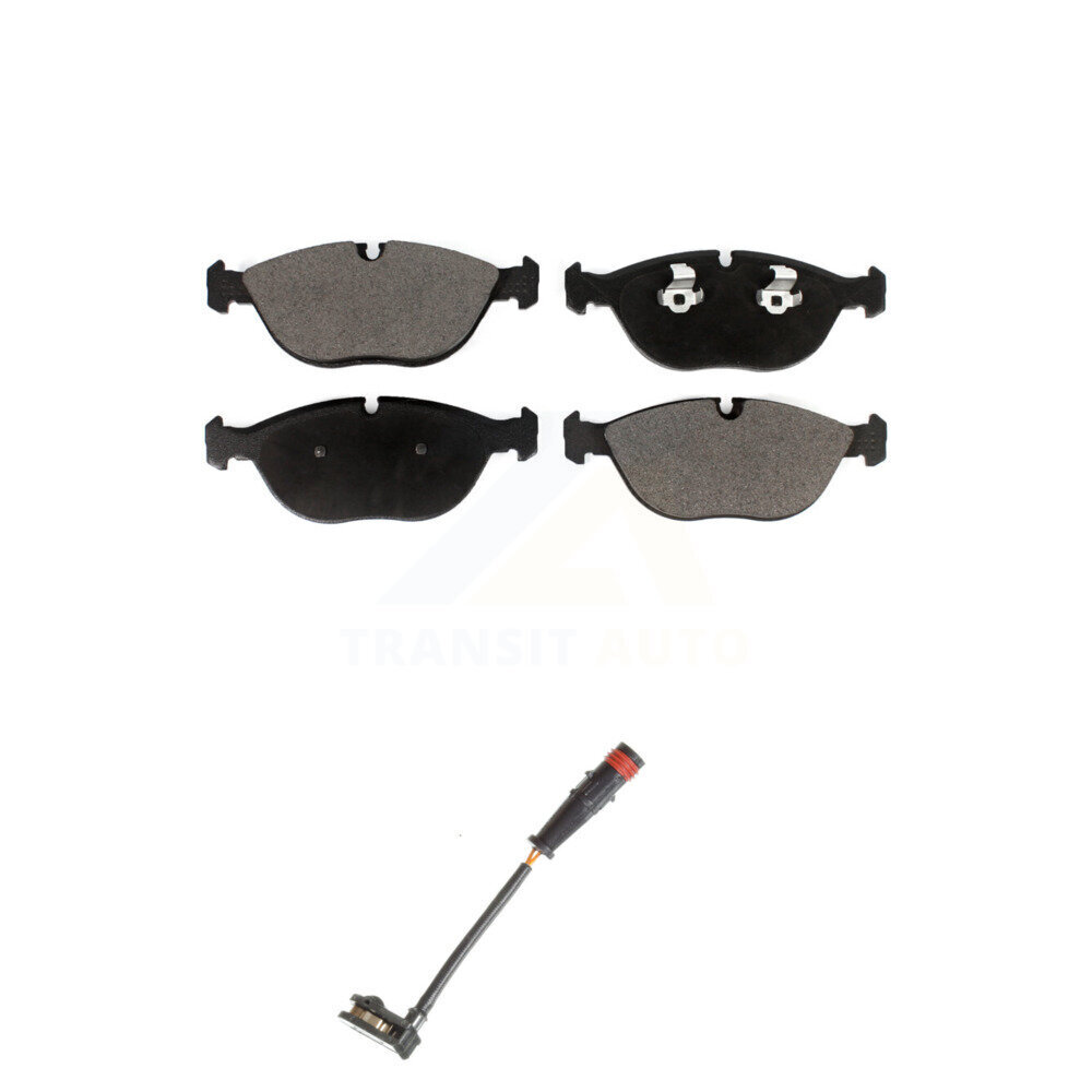 Front Ceramic Disc Brake Pads And Wear Sensors Kit For Mercedes-Benz S500 S430 KTW-100010