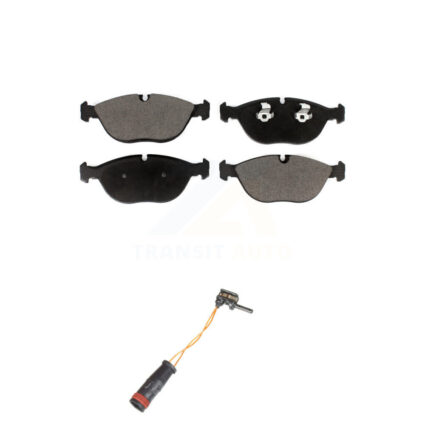 Front Ceramic Disc Brake Pads And Wear Sensors Kit For 2006 Mercedes-Benz E350 AWD KTW-100015