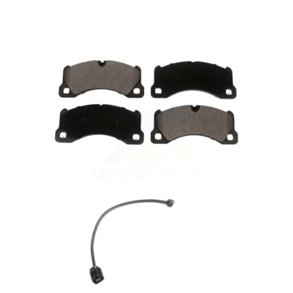 Front Ceramic Brake Pad & Wear Sensor Kit For Porsche Cayenne Volkswagen Touareg Panamera KTW-100036