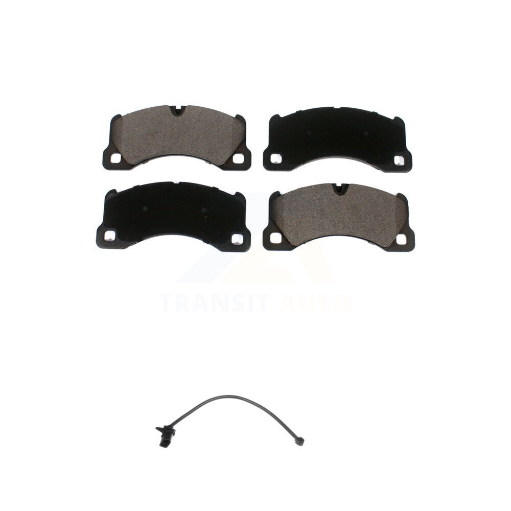 Front Ceramic Disc Brake Pads And Wear Sensors Kit For Porsche Macan except Rotor KTW-100043