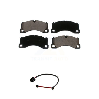 Front Ceramic Disc Brake Pads And Wear Sensors Kit For Porsche Cayenne KTW-100046
