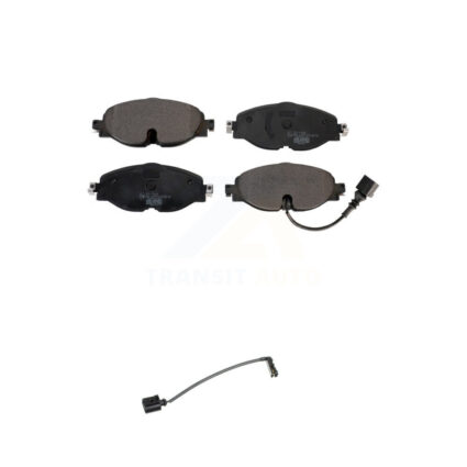 Front Ceramic Brake Pad And Extra Wear Sensor Kit For 2016 Audi TT Quattro Base with 2.0L KTW-100058