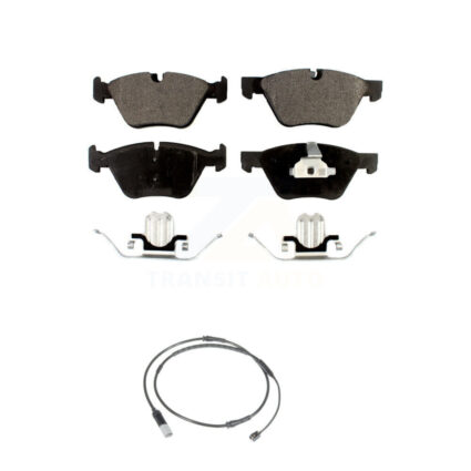 Front Ceramic Disc Brake Pads And Wear Sensors Kit For BMW 528i KTW-100079
