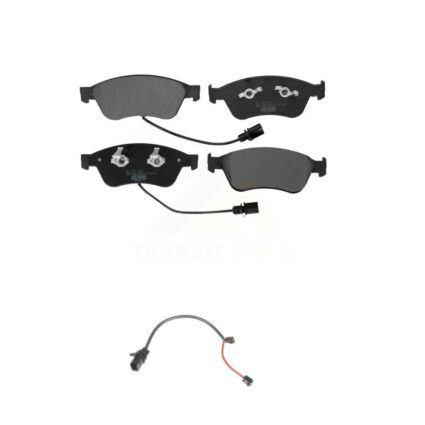 Front Ceramic Disc Brake Pads And Extra Wear Sensors Kit For 2011 Audi S6 5.2L KTW-100082