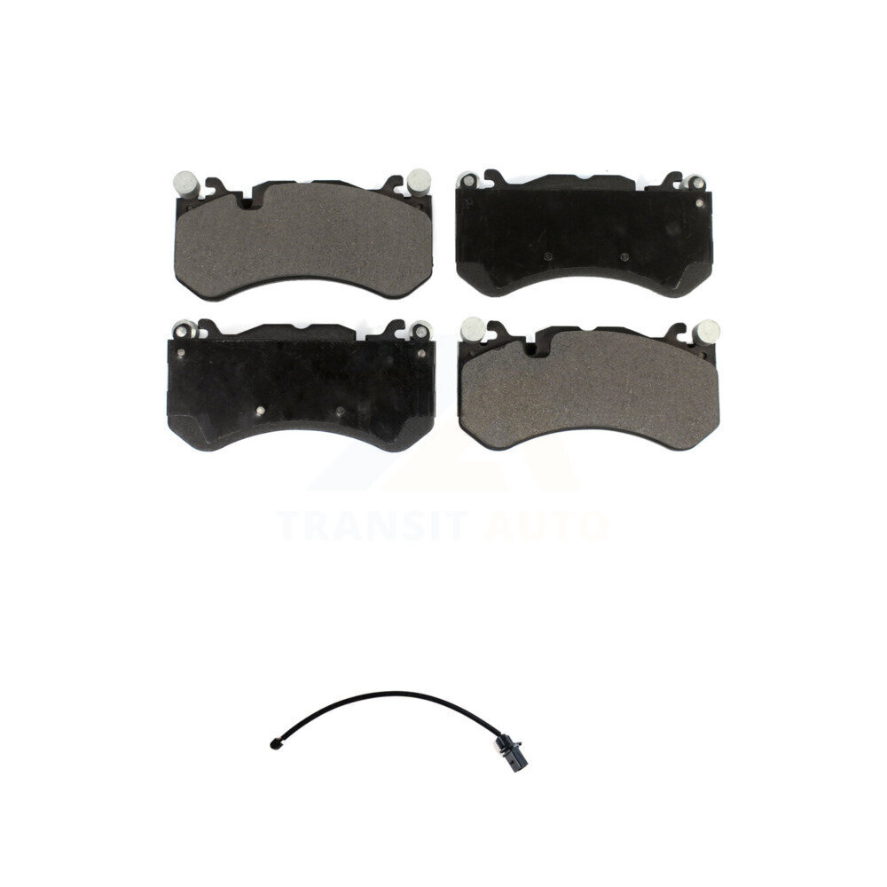 Front Ceramic Disc Brake Pads And Wear Sensors Kit For Audi RS7 With Cast Iron KTW-100087