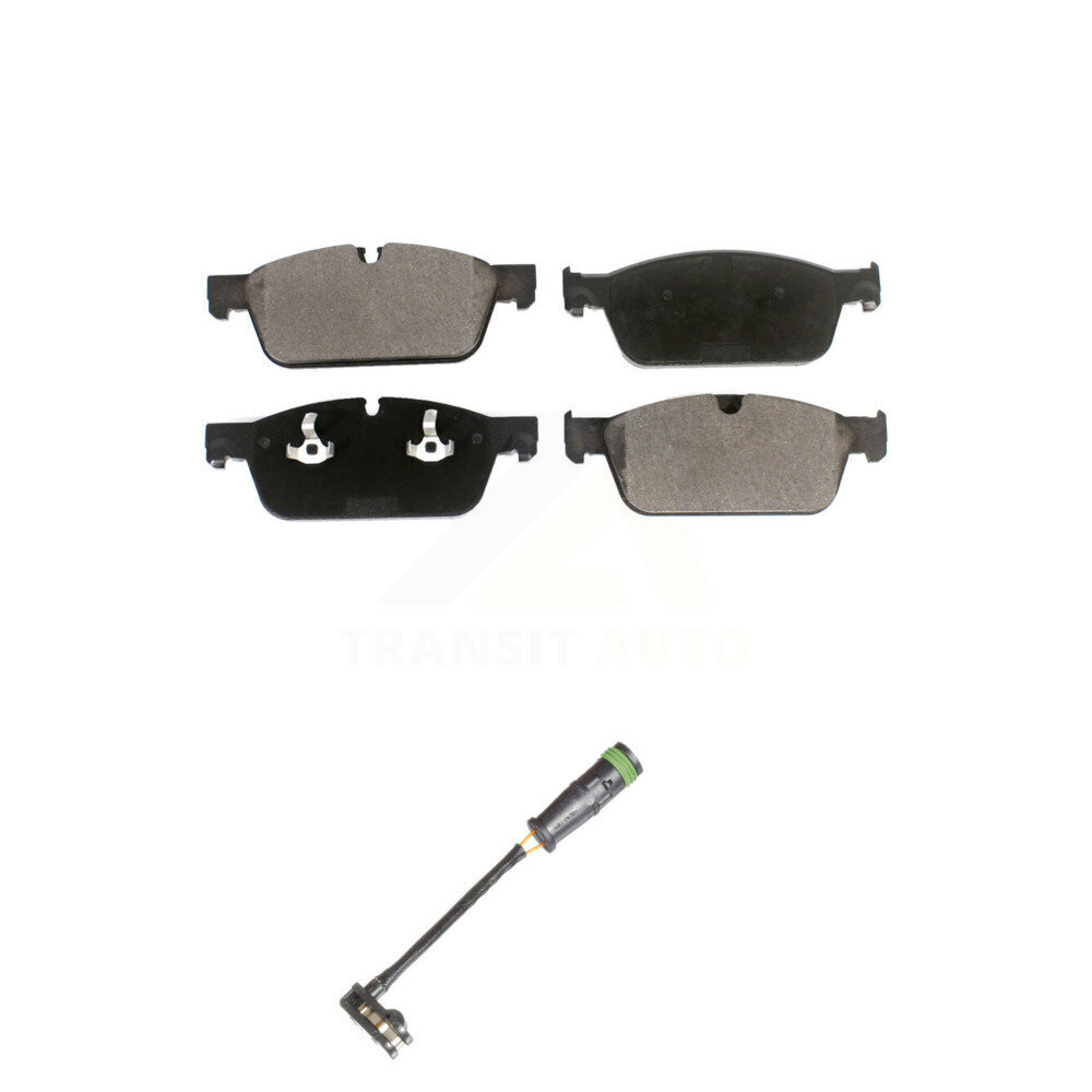 Front Ceramic Disc Brake Pads And Wear Sensors Kit For 2017 Mercedes-Benz GLS350d 3.0L KTW-100099