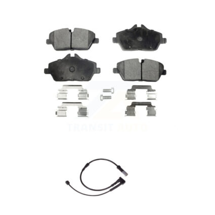 Front Ceramic Disc Brake Pads And Wear Sensors Kit For Mini Cooper KTW-100106