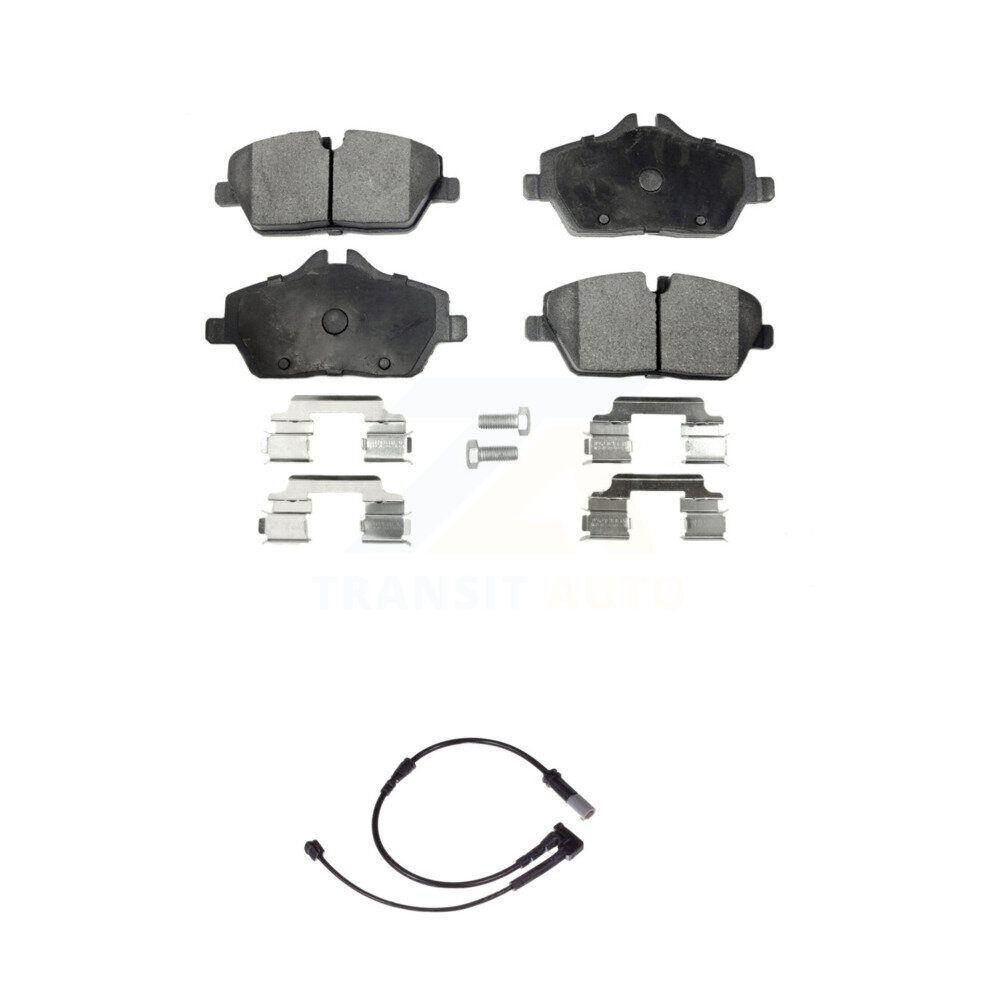 Front Ceramic Disc Brake Pads And Wear Sensors Kit For Mini Cooper KTW-100106