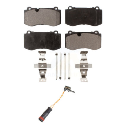 Front Ceramic Disc Brake Pads And Wear Sensors Kit For Mercedes-Benz SL550 S350 CL550 KTW-100116