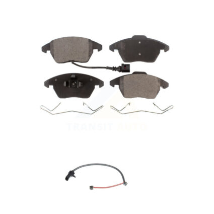 Front Ceramic Disc Brake Pads And Extra Wear Sensors Kit For 2011 Audi R8 KTW-100124