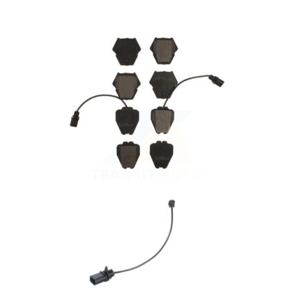 Front Ceramic Disc Brake Pads And Extra Wear Sensors Kit For Volkswagen Passat KTW-100136