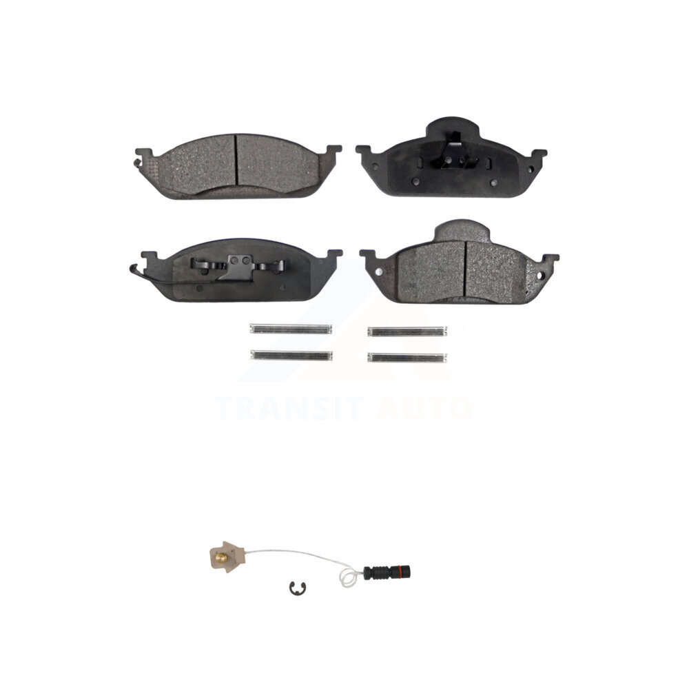 Front Ceramic Disc Brake Pads And Wear Sensors Kit For Mercedes-Benz ML320 ML350 ML430 KTW-100147