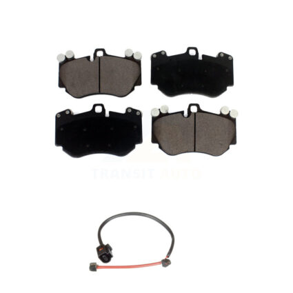Front Ceramic Disc Brake Pads And Wear Sensors Kit For Porsche Cayenne KTW-100165