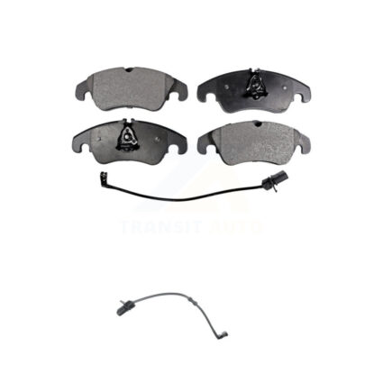 Front Ceramic Disc Brake Pads And Extra Wear Sensors Kit For Audi A7 Quattro A6 KTW-100182