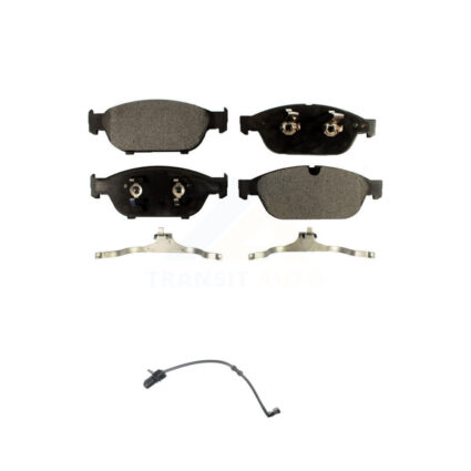 Front Ceramic Disc Brake Pads And Wear Sensors Kit For Audi A6 Quattro A7 KTW-100183
