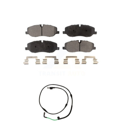 Front Ceramic Disc Brake Pads And Wear Sensors Kit For 2005-2009 Land Rover LR3 4.4L KTW-100190