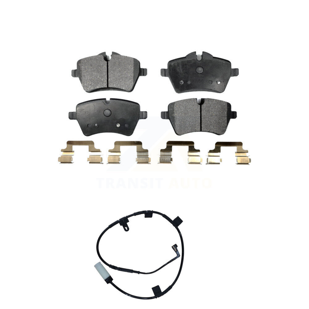 Front Ceramic Brake Pad & Wear Sensor Kit For Mini Cooper With 294mm Diameter Rotor KTW-100197