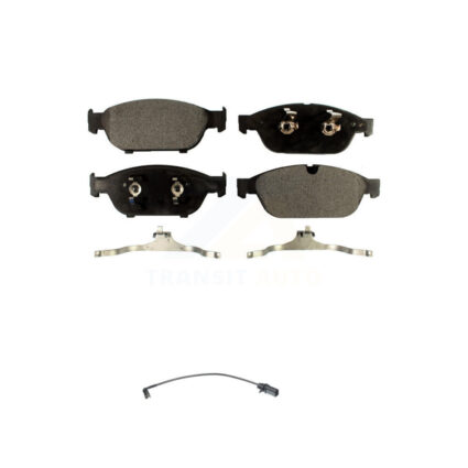 Front Ceramic Disc Brake Pads And Wear Sensors Kit For Audi A6 Quattro KTW-100216