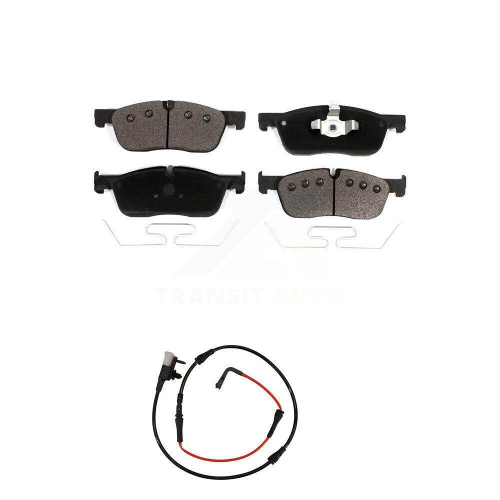 Front Ceramic Brake Pad And Wear Sensor Kit For Jaguar XE With 325mm Diameter Rotor KTW-100222