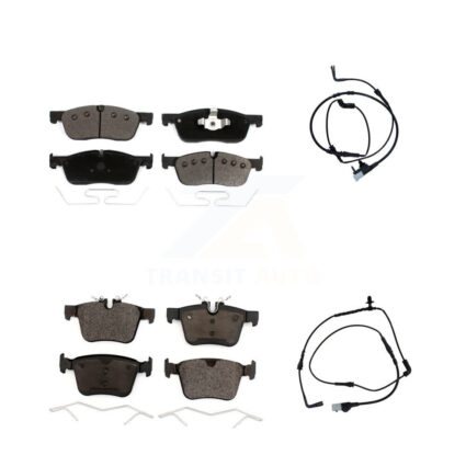 Front Rear Ceramic Disc Brake Pads And Wear Sensors Kit For Land Rover Range Evoque KTW-100250