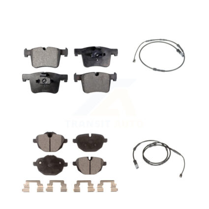 Front Rear Ceramic Disc Brake Pads And Wear Sensors Kit For BMW X3 X4 KTW-100258