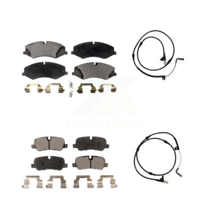 Front Rear Ceramic Brake Pads Wear Sensor Kit For Land Rover Range Sport with 360mm Rotor KTW-100267