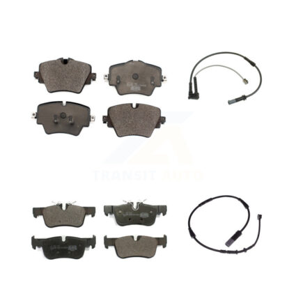 Front Rear Ceramic Brake Pads & Wear Sensor Kit For BMW X1 Mini Cooper Countryman X2 228i KTW-100279
