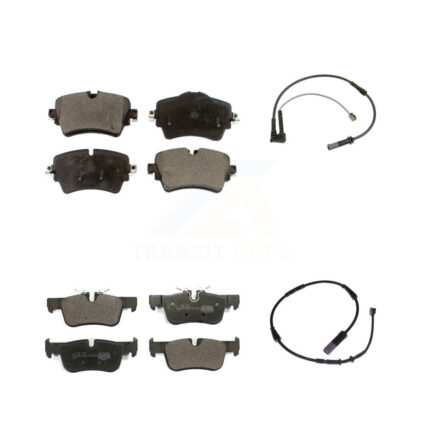 Front Rear Ceramic Brake Pads Wear Sensor Kit For Mini Cooper Clubman Base ALL4 with 1.5L KTW-100281