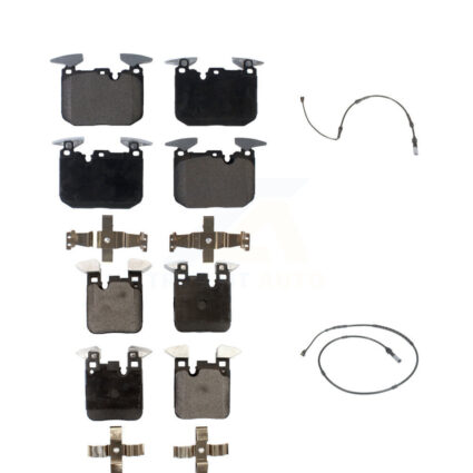 Front Rear Ceramic Brake Pads Wear Sensor Kit For BMW 435i xDrive 440i Gran Coupe 340i M2 KTW-100284