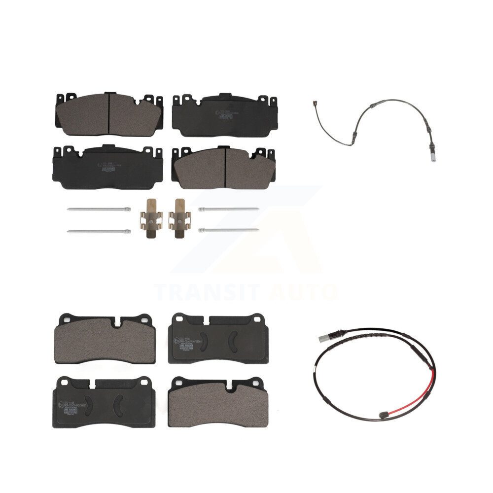 Front Rear Ceramic Brake Pads Wear Sensor Kit For BMW M3 M2 With Composite Brakes KTW-100290