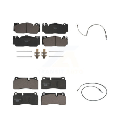 Front Rear Ceramic Brake Pad And Wear Sensor Kit For BMW M2 With Composite Brakes KTW-100294