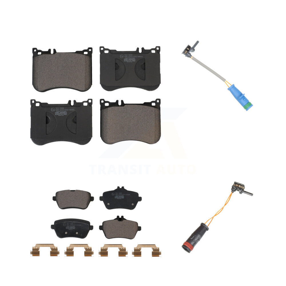 Front Rear Ceramic Brake Pad And Wear Sensor Kit For Mercedes-Benz S550 S560 S450 Maybach KTW-100296