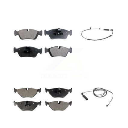 Front Rear Ceramic Disc Brake Pad Wear Sensor Kit For BMW 325i 325Ci 320i 328i 323Ci 323i KTW-100313