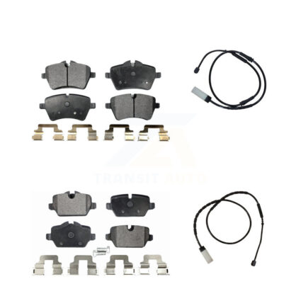 Front Rear Ceramic Disc Brake Pads And Wear Sensor Kit For Mini Cooper Countryman Paceman KTW-100341