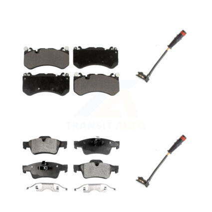 Front Rear Ceramic Disc Brake Pads And Wear Sensors Kit For Mercedes-Benz G63 AMG KTW-100435