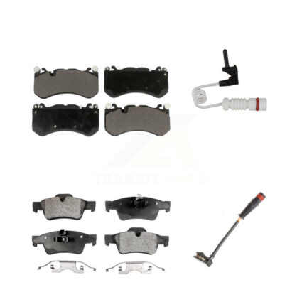 Front Rear Ceramic Disc Brake Pads And Wear Sensors Kit For Mercedes-Benz G63 AMG KTW-100436