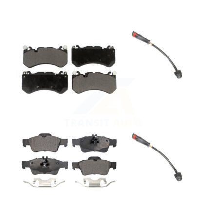 Front Rear Ceramic Brake Pads & Wear Sensor Kit For 2010-2011 Mercedes-Benz SL65 AMG 6.0L KTW-100440