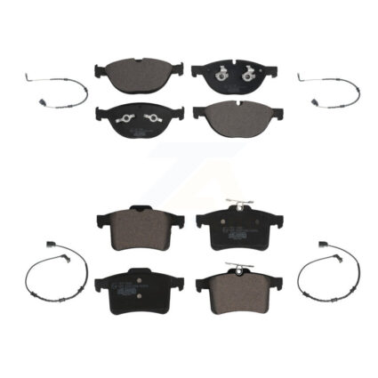 Front Rear Ceramic Disc Brake Pads And Wear Sensor Kit For Jaguar XF XJ XFR XKR XJR XFR-S KTW-100494