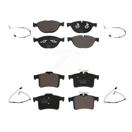 Front Rear Ceramic Disc Brake Pad Wear Sensor Kit For Jaguar XJ XJR From VIN #V90866 5.0L KTW-100495