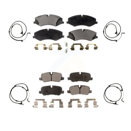 Front Rear Ceramic Brake Pads Wear Sensor Kit For Land Rover Range Sport with 360mm Rotor KTW-100537