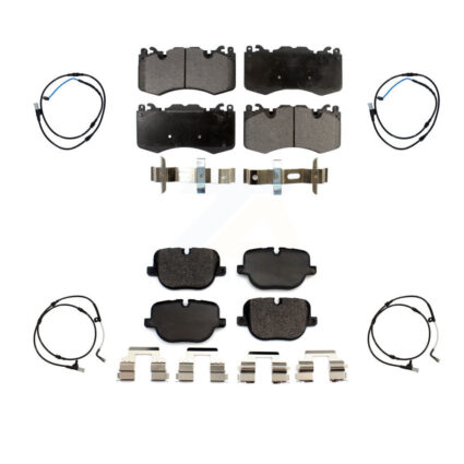 Front Rear Ceramic Brake Pads Wear Sensor Kit For Land Rover Range Sport with 380mm Rotor KTW-100538