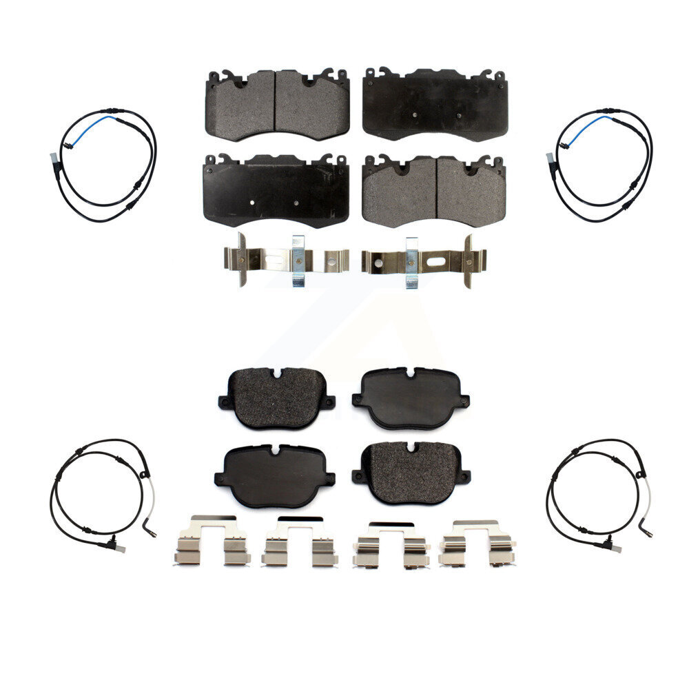 Front Rear Ceramic Brake Pads Wear Sensor Kit For Land Rover Range Sport with 380mm Rotor KTW-100538